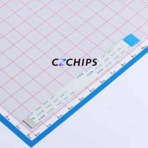 FFC-1.0-8-100-B-4-8 FFC Cable (Flexible Flat Cable) P=1mm Connector 8P 1mm 0.3mm Reverse - Product Image 1