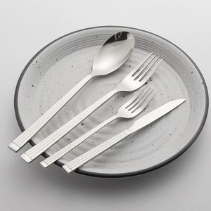 Ensemble de couverts modernes en acier inoxydable poli, 144 pièces, pour la maison et les restaurants - Product Image 6