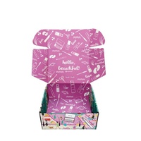 Boîte d'emballage en papier ondulé pliable de luxe personnalisée, écologique, pour bijoux, cosmétiques, cadeaux, expédition, boîtes en carton