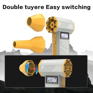 Souffleur d'air puissant Violent Fan 130 000 tr/min, souffleur turbo jet avec lumière LED et écran d'affichage, souffleur de poussière pour voiture, moteur sans balais - Product Image 3