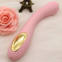 Vibromasseur double tête magique à double extrémité, 10 vitesses, étanche IPX7, rechargeable par USB, pour lesbiennes