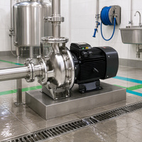 Pompe centrifuge haute pression avec turbine et carter en acier inoxydable pour système d'alimentation en eau de chaudière, logo et emballage personnalisés