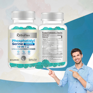 OEM Etiqueta Privada 300mg fosfatidilserina Gummy Nootropic Brain Booster suplementos sin azúcar contiene vitamina B6 B12 - Product Image 1