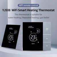 Termostato WiFi RKHK con Control por Voz, Programable Semanalmente, Táctil, con Control Remoto por Aplicación para Uso Comercial