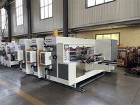 Machine d'impression et de découpe flexographique haute vitesse 2/3/4 couleurs pour carton ondulé, idéale pour les petites boîtes