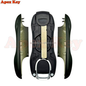 Étuis de clés de remplacement de haute qualité, couleur vert foncé, pour Porsche, avec autocollants pour la création de cadres photo artistiques - Product Image 2