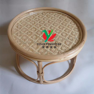 Natural Color <strong>Nesting</strong> Round Rattan Bamboo Coffee <strong>Table</strong> - Product Image 1