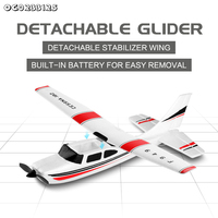 Kit de maquettes d'avions rapides à 3 canaux pour adultes avec télécommande électrique et caméra