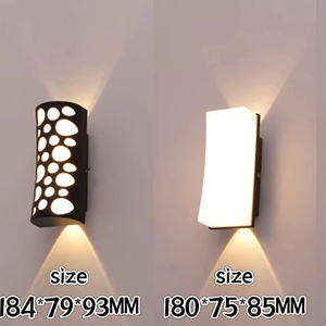 Lámparas de pared LED blancas cálidas modernas lámparas de pared acrílicas <span class=keywords><strong>para</strong></span> exteriores <span class=keywords><strong>para</strong></span> Hotel Villa Exterior balcón terraza calle Jardín decoraciones - Product Image 2