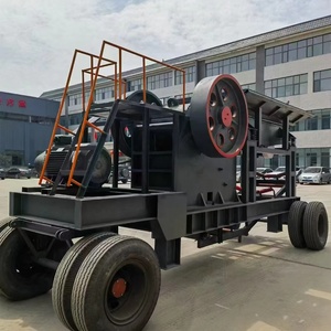 Mobile tragbare kleine Stein Stein Backen brecher Produktions linie Preis - Product Image 3