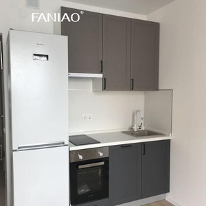 Wholesale Price Eco-Friendly Modular <strong>Small</strong> <strong>Kitchen</strong> <strong>Cabinet</strong> 5-Year Warranty Modern Design Melamine Laminated Finish Faucet - Product Image 5