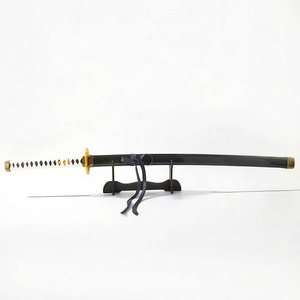 <span class=keywords><strong>Katana</strong></span> Wado Ichimonji <span class=keywords><strong>de</strong></span> Roronoa <span class=keywords><strong>Zoro</strong></span> <span class=keywords><strong>de</strong></span> 39,72 pouces avec fourreau noir, arme non affûtée et sécurisée pour le cosplay d'anime - Product Image 2