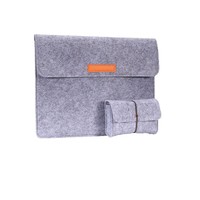 Ensemble de housses pour ordinateur portable en feutre avec pochette de protection pour ordinateur portable