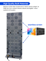 Pantalla LED Plegable de Alto Brillo P2.5 con Módulos Magnéticos, Control Novastar y Empalme de Video Wall sin Costuras