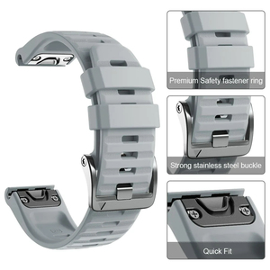 <span class=keywords><strong>Bracelet</strong></span> en silicone officiel pour <span class=keywords><strong>Garmin</strong></span> Fenix 8 E 47mm 7X Pro 51mm <span class=keywords><strong>Bracelet</strong></span> pour <span class=keywords><strong>Garmin</strong></span> Epix/6 6X 5X Plus <span class=keywords><strong>Quickfit</strong></span> 22mm 26mm Bandes - Product Image 5