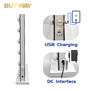 Tabletop mỹ phẩm gương với LED ánh sáng gương trang điểm gương với bóng đèn 58x46cm Type-C USB sạc CE chứng nhận tùy chỉnh gương - Product Image 3