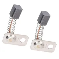 2 paires de brosses en carbone KLLGA pour perceuse à ongles, pièce de rechange pour pièce à main de perceuse à ongles SUN Mini 65W 220V à double embout, accessoire de manucure