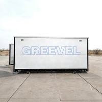 GoBox 16f Conteneur de stockage pliable préfabriqué portable en acier pour site, unité de stockage autonome, installation de stockage personnel