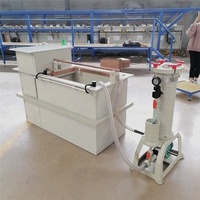 Machines de placage métallique, réservoirs de placage à l'or, équipements d'électrolyse pour le placage au zinc, au nickel, au chrome et au cuivre