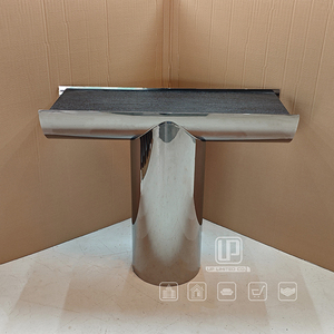 Unique Small <b>Silver</b> Stainless Steel Rectangle <b>Coffee</b> <b>Table</b> Modern Style Living Room <b>Coffee</b> <b>Table</b> - Product Image 3