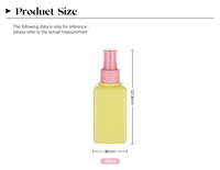 Bouteille pulvérisateur carrée vide rechargeable en PETG plastique couleur personnalisée 150 ml pour toner, eau et brume fine – Idéale pour les soins de la peau