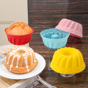 Molde <span class=keywords><strong>de</strong></span> Silicona para Hornear Donuts, Antiadherente, para Muffins, Cupcakes, Mini Molde <span class=keywords><strong>de</strong></span> Silicona con Forma <span class=keywords><strong>de</strong></span> Tubo Acanalado - Product Image 3
