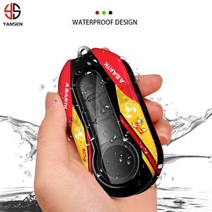 Custodia custodia custodia con chiave auto a 3 pulsanti per chiave <span class=keywords><strong>Fiat</strong></span> 500 <span class=keywords><strong>Panda</strong></span> Punto Bravo <span class=keywords><strong>accessori</strong></span> chiave - Product Image 3