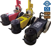 Cric de sol industriel pneumatique hydraulique robuste 80T 100T pour camions, bus et réparation automobile, certifié CE ISO