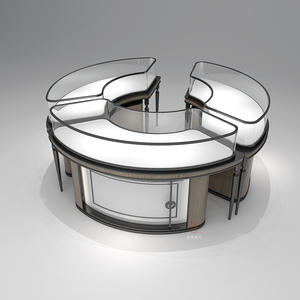 Exhibidor de Joyería de Lujo con Marco de Metal y Vidrio, Diseño Moderno, Precio al por Mayor, Calidad Superior - Product Image 3