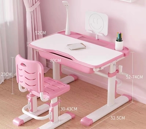 Muebles para Dormitorio de <span class=keywords><strong>Estudiantes</strong></span> al Mejor <span class=keywords><strong>Precio</strong></span>, Conjunto de Silla y Escritorio Ergonómico para Escuela Secundaria, Hogar, Oficina, Sala de Estar y Aula Infantil - Product Image 4