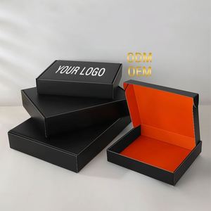 Boîte d'expédition en carton ondulé OEM, écologique, pliable, en papier, pour l'e-commerce, emballage postal, boîte d'expédition pour vêtements - Product Image 1