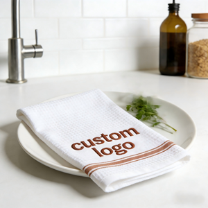 Serviettes de <span class=keywords><strong>cuisine</strong></span> personnalisées au design tendance, 100% coton, serviettes de <span class=keywords><strong>cuisine</strong></span> en pur coton avec logo personnalisé - Product Image 2