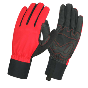 Guantes de Ciclismo de dedo completo personalizados SMX Guantes de carreras unisex con empuñaduras de cuero transpirable para gimnasio y deportes al aire libre - Product Image 1