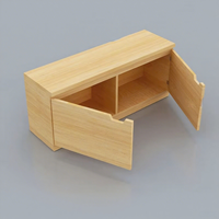 Armoire de casier en bois minuscule résistant aux intempéries pour le stockage de boîtes à colis pour l'entreposage et les fournitures de supermarché