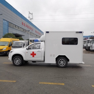 Nouvelle ambulance Isuzu, camionnette 4x4 à cabine simple, diesel, manuelle, grande capacité de chargement, équipement de sauvetage médical - Product Image 5