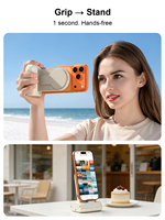 Poignée magnétique pour appareil photo de téléphone, déclencheur à distance sans fil, emplacement SSD M.2 10 Gbps, batterie externe 7000 mAh, charge PD 100 W pour iPhone 15/16/17