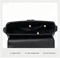 Sac bandoulière tactique pour homme avec boucle à dégagement rapide, sac messager à rabat, sac à bandoulière professionnel pour les déplacements quotidiens