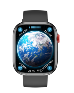 Usine en gros <span class=keywords><strong>pas</strong></span> <span class=keywords><strong>cher</strong></span> 2.01 pouces grand écran carré montre intelligente pression artérielle réveil moniteur de sommeil Sport Smartwatch - Product Image 4