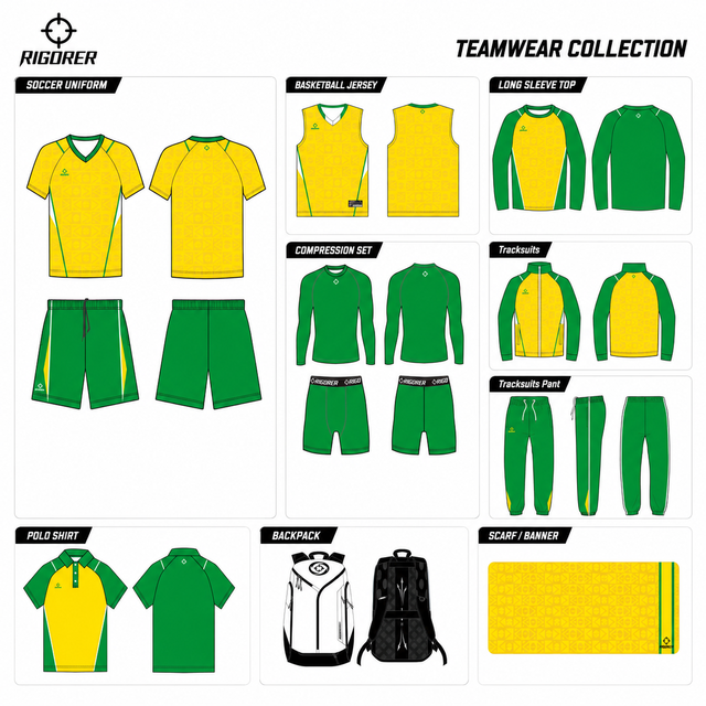 Rigorer 2026 Premium Soccer Team Uniforms Sweat Wicking Soccer Kit Sets OEM Custom Football Jersey