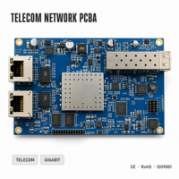 Service d'assemblage de cartes mères PCBA pour réseaux de télécommunications sur mesure, conception de fichiers Gerber et de circuits imprimés pour appareils de communication