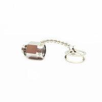 Conector hembra SMA 50Ohm RF con carcasa de acero inoxidable y tipo de conector de cadena de metal