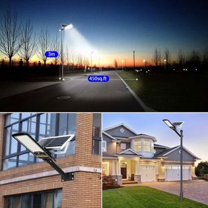 900W Dual Lenses Solar Street Lamp with CCTV 6 Million Pixels <b>LED</b> <b>Light</b> for Garden IP65 Rating <b>Light</b> Sensor Control Wall Mount - Product Image 4