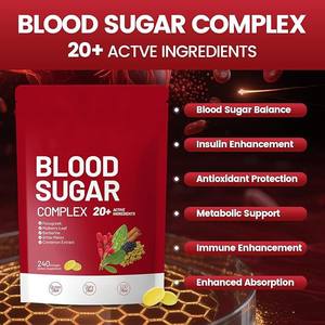 Capsules molles naturelles pour adultes pour le contrôle du taux de sucre dans le sang, extrait à base de plantes favorisant l'équilibre du sucre dans le sang, capsules composées pour le sucre dans le sang - Product Image 3