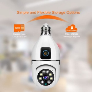 Cámara Inteligente <span class=keywords><strong>V380</strong></span> <span class=keywords><strong>PRO</strong></span> E27 de Alta Calidad con Doble Lente, Wifi 2.4G, Detección Panorámica - Product Image 5