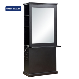 Station de miroir multifonction pour Salon de coiffure, coiffeuse MDF - Product Image 1