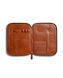 Bao Da Nam Tech <span class=keywords><strong>Padfolio</strong></span> Case Zip Xung Quanh Danh Mục Đầu Tư Cá Nhân Hóa Với Dây Đeo Cáp - Product Image 2