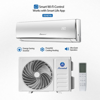 Climatiseur mural mini-split à onduleur 9000-24000 BTU R32 pour la maison, avec fonctions de refroidissement et de chauffage, pour la vente en gros