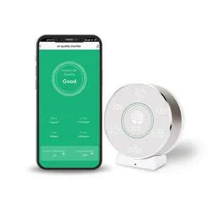 Prodotti e dispositivi per la casa intelligente controllo APP Tuya rilevamento alimentazione USB PM2.5 CO2 HCHO TVOC Monitor della qualità dell'aria interna