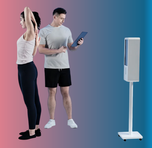 Analyseur corporel intelligent Bodydot Fitness AI, modèle en alliage d'aluminium BDF1000, pour la salle de sport, la maison, l'entraînement personnel, suivi de la posture - Product Image 1