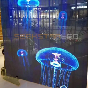 P6 p6.25 Holographic phim siêu ánh sáng <span class=keywords><strong>3D</strong></span> hiệu ứng xem thông qua độ sáng cao linh hoạt Màn hình LED dính LED hiển thị LED Diode - Product Image 6